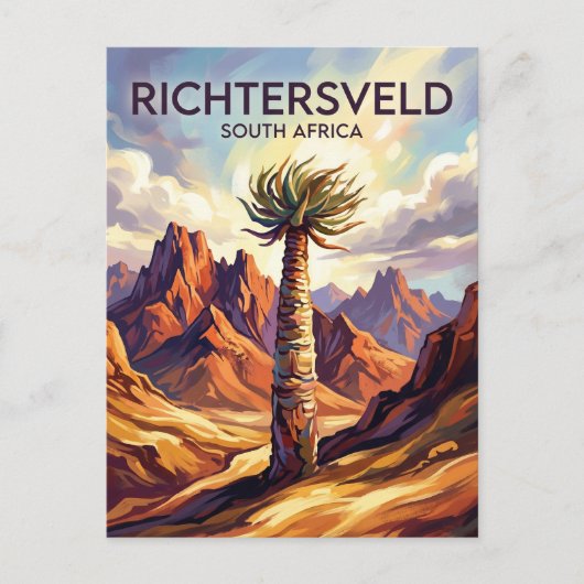 Richtersveld Nationaal Park Zuid-Afrika Briefkaart (Voorkant)