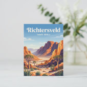 Richtersveld Zuid-Afrika Briefkaart (Staand voorkant)