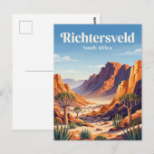 Richtersveld Zuid-Afrika Briefkaart (Voorkant / Achterkant)