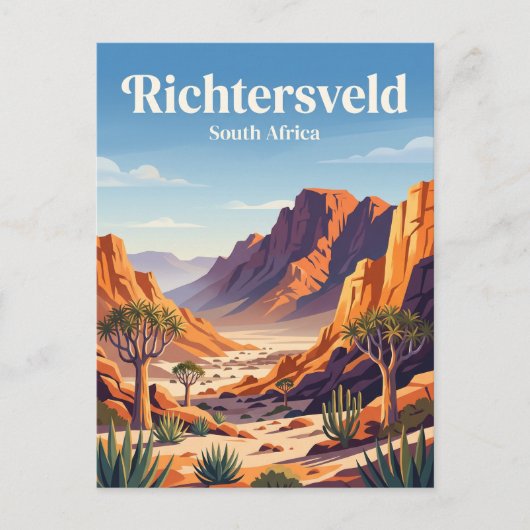 Richtersveld Zuid-Afrika Briefkaart (Voorkant)