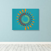 Richting Canvas Afdruk (Insitu (Houten vloer))