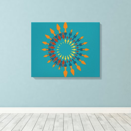 Richting Canvas Afdruk (Insitu (Houten vloer))