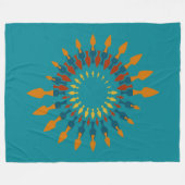 Richting Fleece Deken (Voorkant (Horizontaal))