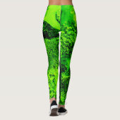 richting het groen leggings (Achterkant)