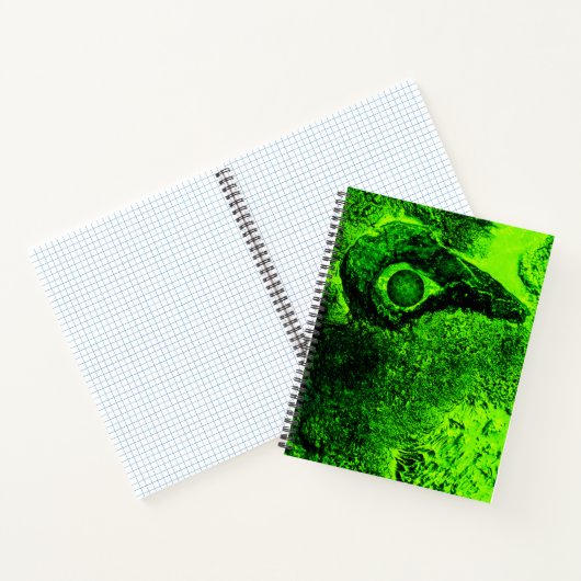 richting het groen notitieboek (Binnen)