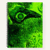 richting het groen notitieboek (Voorkant)
