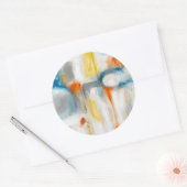 Richting I Ronde Sticker (Envelop)