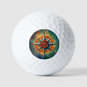 Richting in Chaos (Kompas Roos) Golfballen