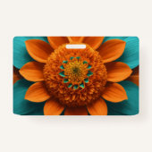 Richting: plastic badge - horizontaal niet zo erg  (Achterkant)