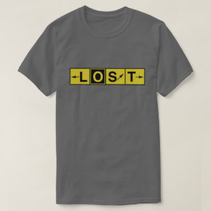 Richting taxibaansignalen, verloren t-shirt