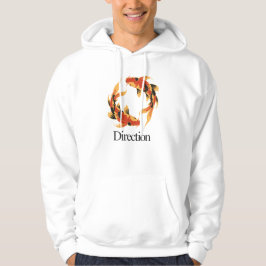 Richting – Timeless Koi Symbool van Helderheid, Gr Hoodie
