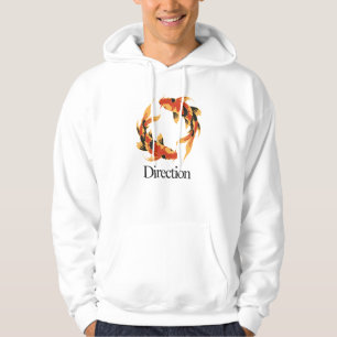 Richting – Timeless Koi Symbool van Helderheid, Gr Hoodie
