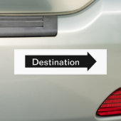 richtingaanwijzer bumpersticker (Op auto)