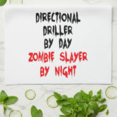 richtingaanwijzer van zombie-slager theedoek (Gevouwen)