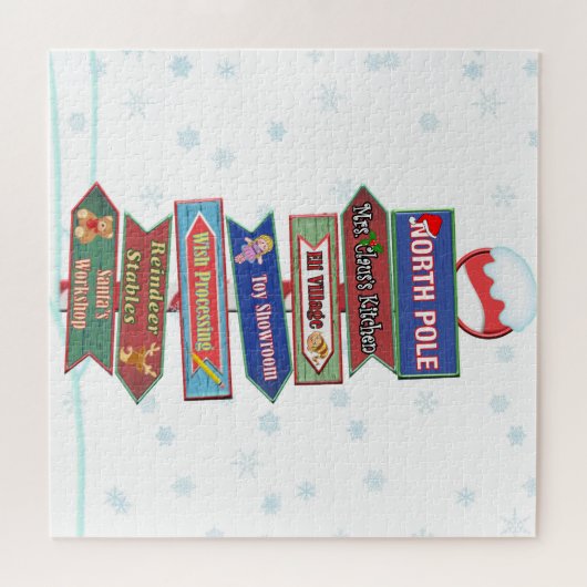 Richtingbord Noordpool Legpuzzel (Horizontaal)