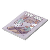 Richtingen Cartoon-blocnote Notitieblok (Linkerzijde)