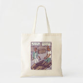 Richtingen Cartoon Canvas tas (Voorkant)
