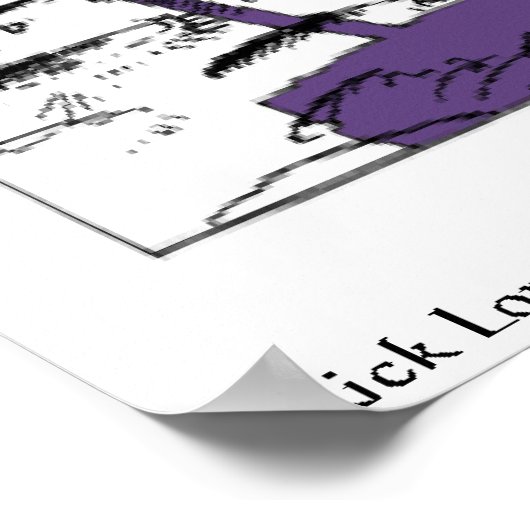 Richtingen op het Poster Moon Funny (Hoek)