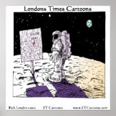 Richtingen op het Poster Moon Funny (Voorkant)