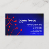 Richtingen - Verlicht blauw Informatiekaartje (Achterkant)