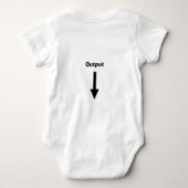 Richtingen voor nieuwe ouders romper (Achterkant)