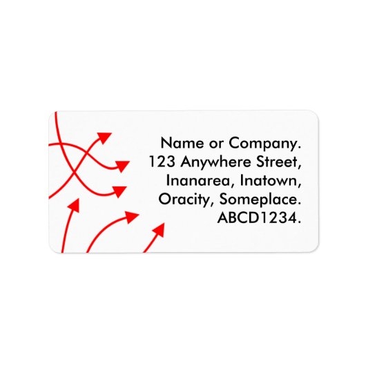 Richtingen - wit etiket (Voorkant)