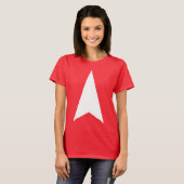 Richtingpijl T-shirt (Voorkant volledig)