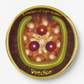 Richtingssymbool Art Papieren Bordje (Voorkant)