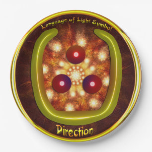 Richtingssymbool Art Papieren Bordje