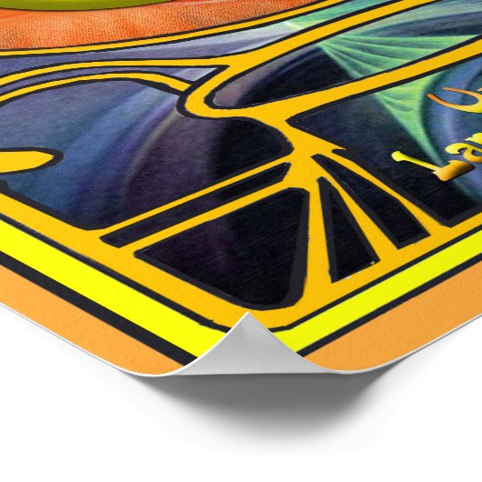 Richtingssymbool Art Poster (Hoek)