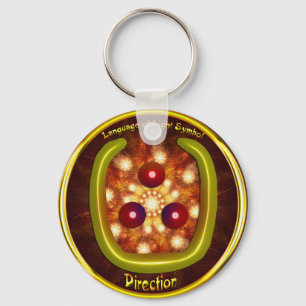 Richtingssymbool Art Sleutelhanger