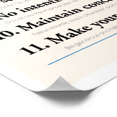 Richtlijnen voor verbetering klaslokaal poster (Hoek)