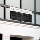 Richtsnoeren voor heropening tattoo spandoek (Buitenkant Gebouw)