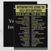 RICHTSNOEREN VOOR ZELFBESCHRIJVING AANKONDIGING (Voorkant / Achterkant)