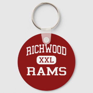 Richwood - Rams - High School - Monroe Louisiana Sleutelhanger