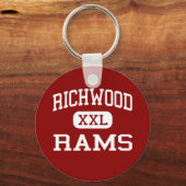 Richwood - Rams - High School - Monroe Louisiana Sleutelhanger (Voorkant)