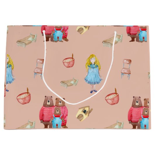 Ricitos de Oro y Los Tres Osos Groot Cadeauzakje (Voorkant)