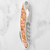 Rick-achtige tekening met heldere tinten kurkentrekker (Achterkant)