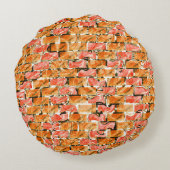 Rick-achtige tekening met heldere tinten rond kussen (Achterkant)