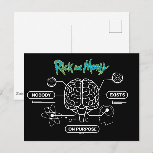 RICK AND MORTY™ | Back-uphersenen downloaden Briefkaart (Voorkant / Achterkant)