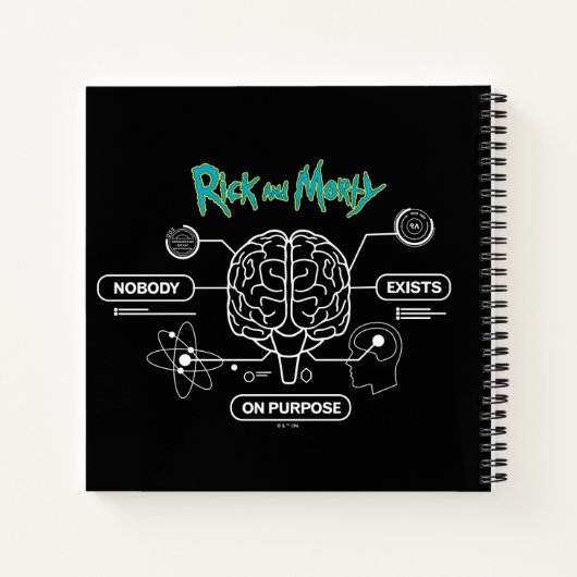 RICK AND MORTY™ | Back-uphersenen downloaden Notitieboek (Achterkant)