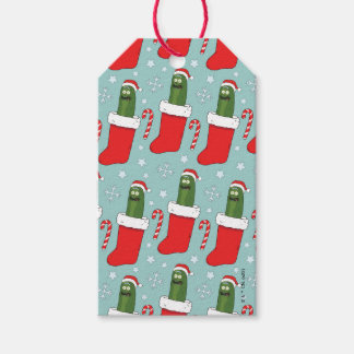 Rick and Morty | Christmas Pickle Rick Pattern Cadeaulabel