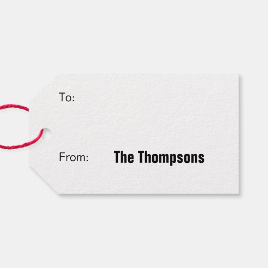 Rick and Morty | Christmas Pickle Rick Pattern Cadeaulabel (Achterkant Horizontaal)