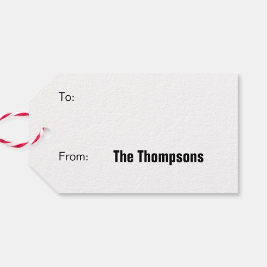 Rick and Morty | Christmas Reindeer Sleigh Pattern Cadeaulabel (Achterkant Horizontaal)