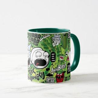 Rick and Morty Collage Mousepad Mok