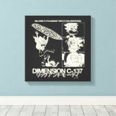 RICK AND MORTY™ | Dimension C-137 Canvas Afdruk (Insitu (Houten vloer))