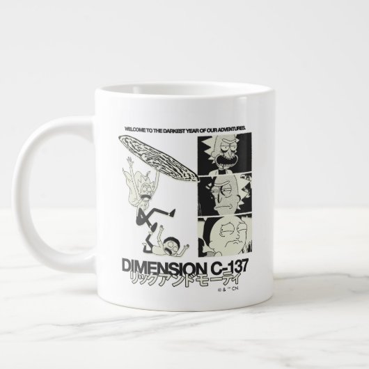 RICK AND MORTY™ | Dimension C-137 Grote Koffiekop (Links)