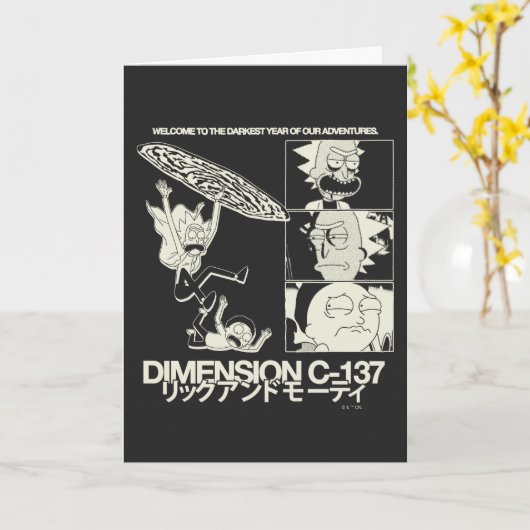 RICK AND MORTY™ | Dimension C-137 Kaart (Gele Bloem)