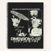 RICK AND MORTY™ | Dimension C-137 Notitieboek (Voorkant)