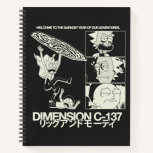 RICK AND MORTY™   Dimension C-137 Notitieboek